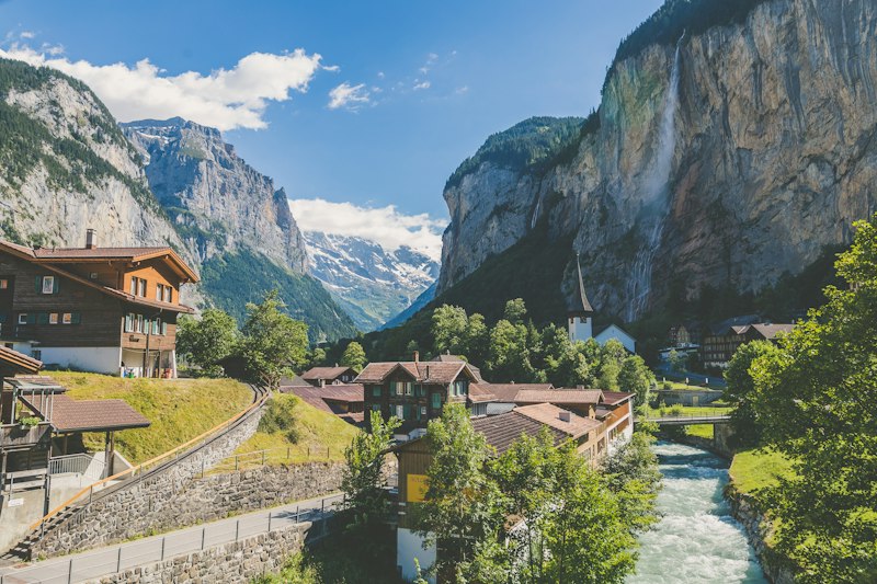 Skyline of Switzerland